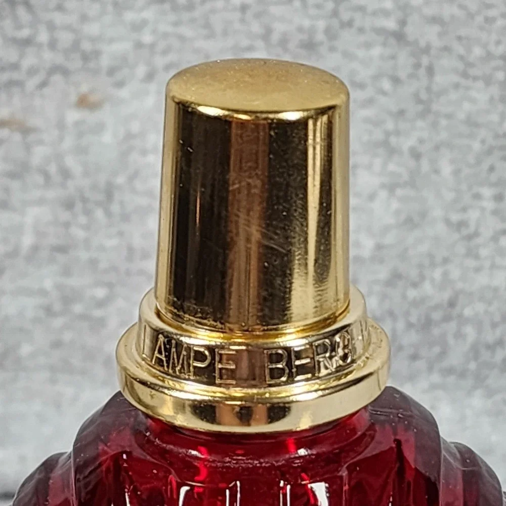 Vintage Lampe Berger Caroline Red Fragrance Lamp Catalytic Diffuser France